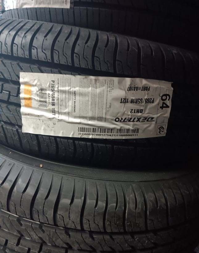 4 New Tires 265/65/18 Dextero Tires