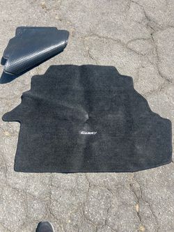 Toyota Camry trunk carpet and two floor mats Toyota Camry trunk carpet and two floor mats