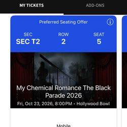 My Chemical Romance Tickets 