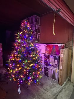 EastCastle twinkling balsam fir led pre lit Christmas tree