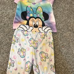 Minnie Mouse Nightgown, Two Piece Set