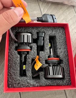 Automotive Led Headlight Fog Light Conversion Halogen To Led Conversion Bulbs, All Sizes And Style In Stock! Bright 6000k White In Color Luces