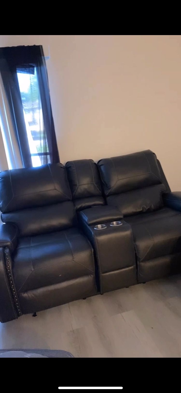 LED Recliner Couches , Charging Outlet Also inside One