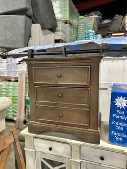 Costco wooden 2- drawer dresser / nightstand
