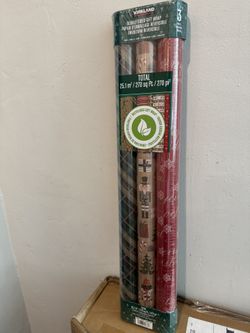 Christmas Double sided Wrapping paper Kirkland Brad 