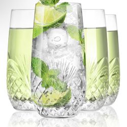 Shoshin Handcut Highball Beverage Glasses 