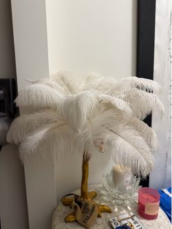 Wayfair Feather Table Lamp