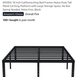18” California King bed frame
