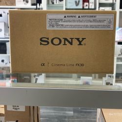 Sony FX30 Cinema Camera