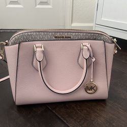 Michael Kors “Daria” Satchel Purse (Powder Blush Color)