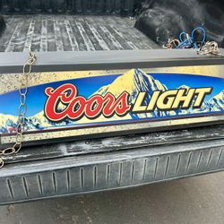 Coors Light Pool Table Light