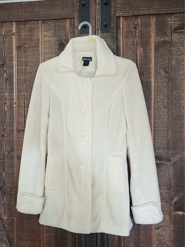 Wet Seal Creme Color Jacket S