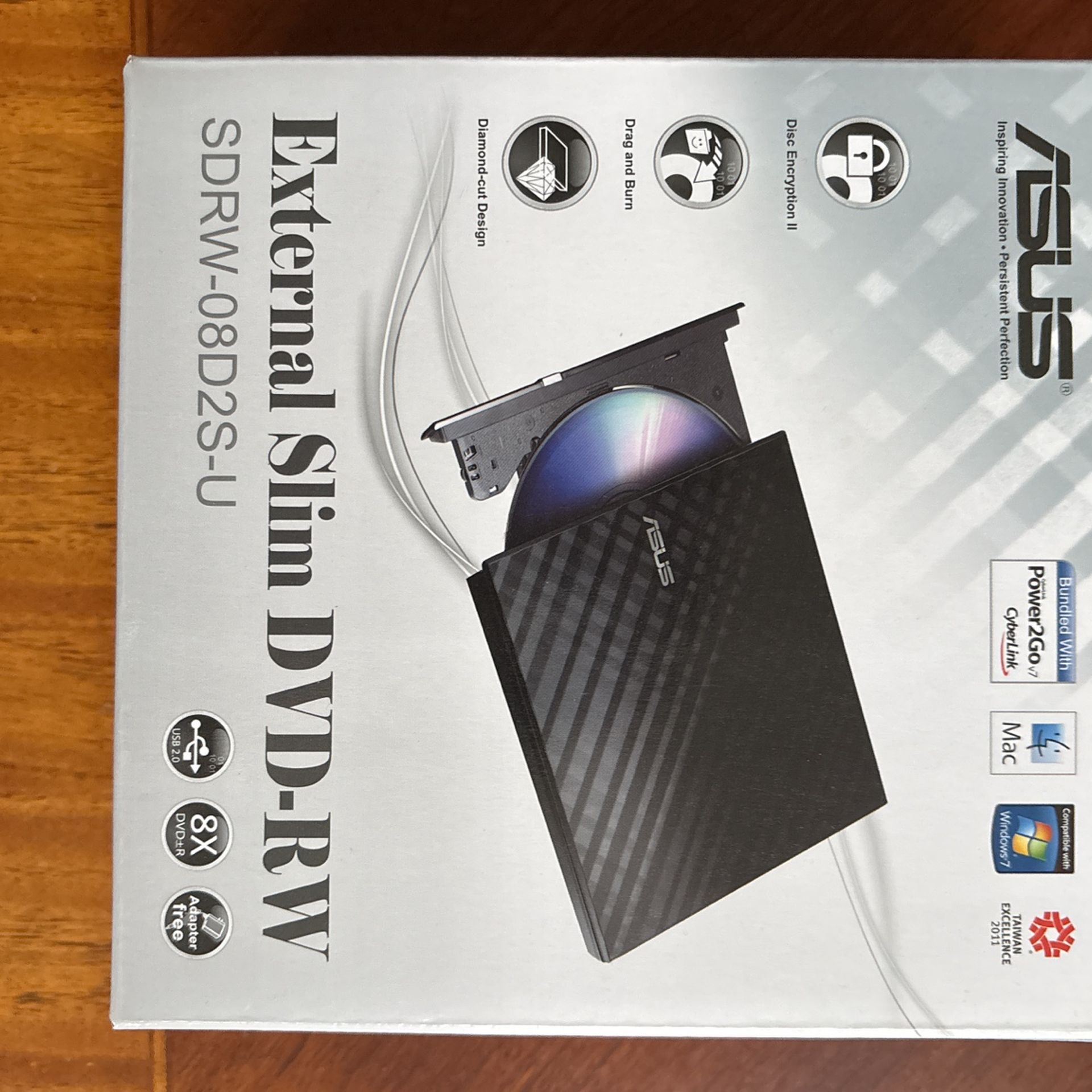 ASUS Slim DVD-RW brand new
