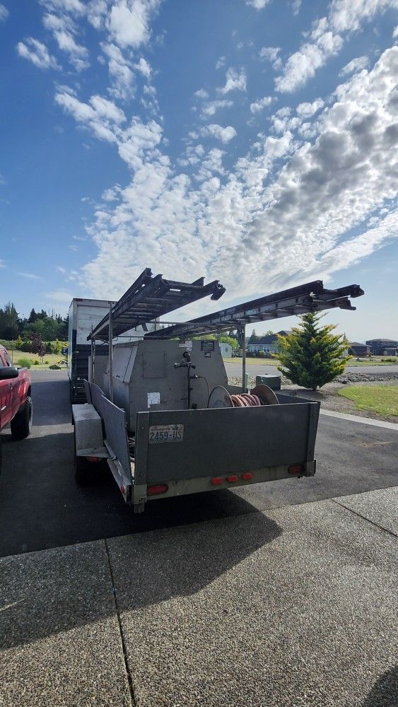 1999 Leroy Compressor 200 PSI W/Industrial Trailer