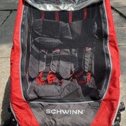 Schwinn Summit Deluxe 2-Passenger Toddler Unisex Trailer and Stroller for Bicycle