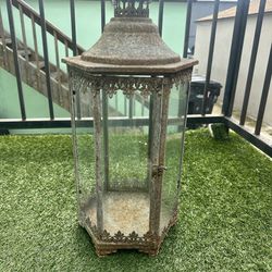 2 Ft Old lantern, or plant holder