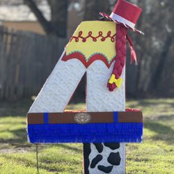 Number 4 Jesse Themed Piñata