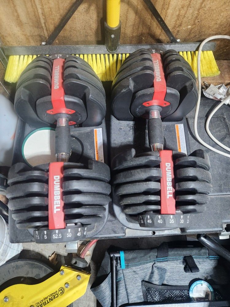 Adjustable Weight Dumbells Like Bowflex