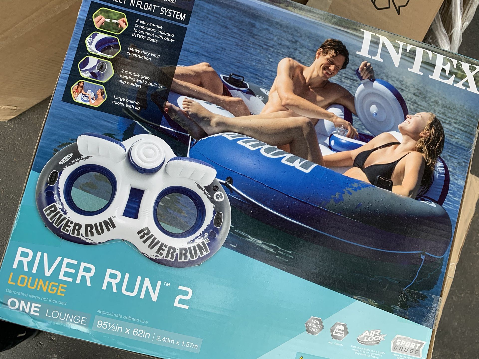 Intex River Run II Inflatable Tube NEW!