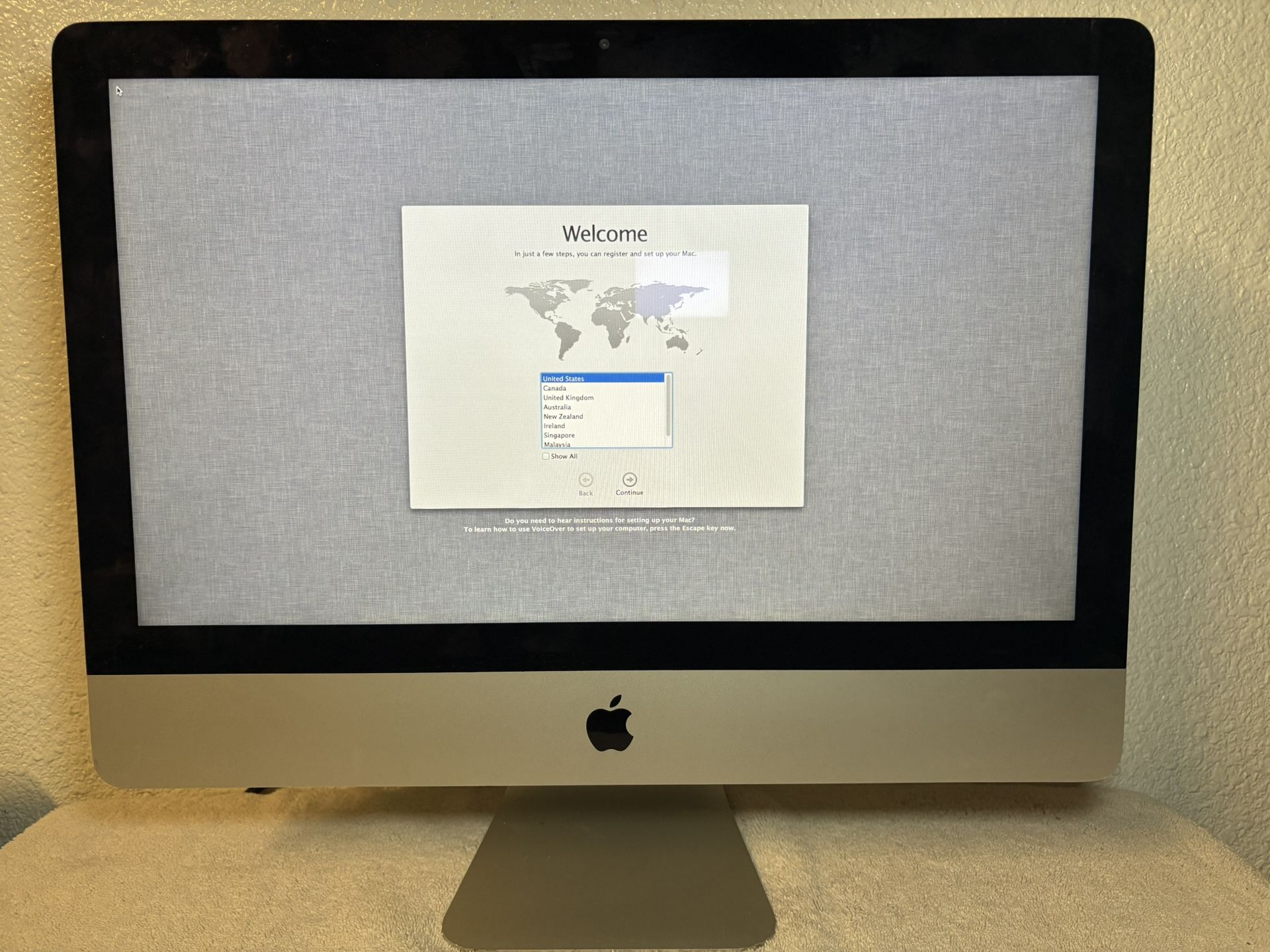Apple iMac 21.5 (2017) A1418 Core i5-7360U 8GB 256 SSD