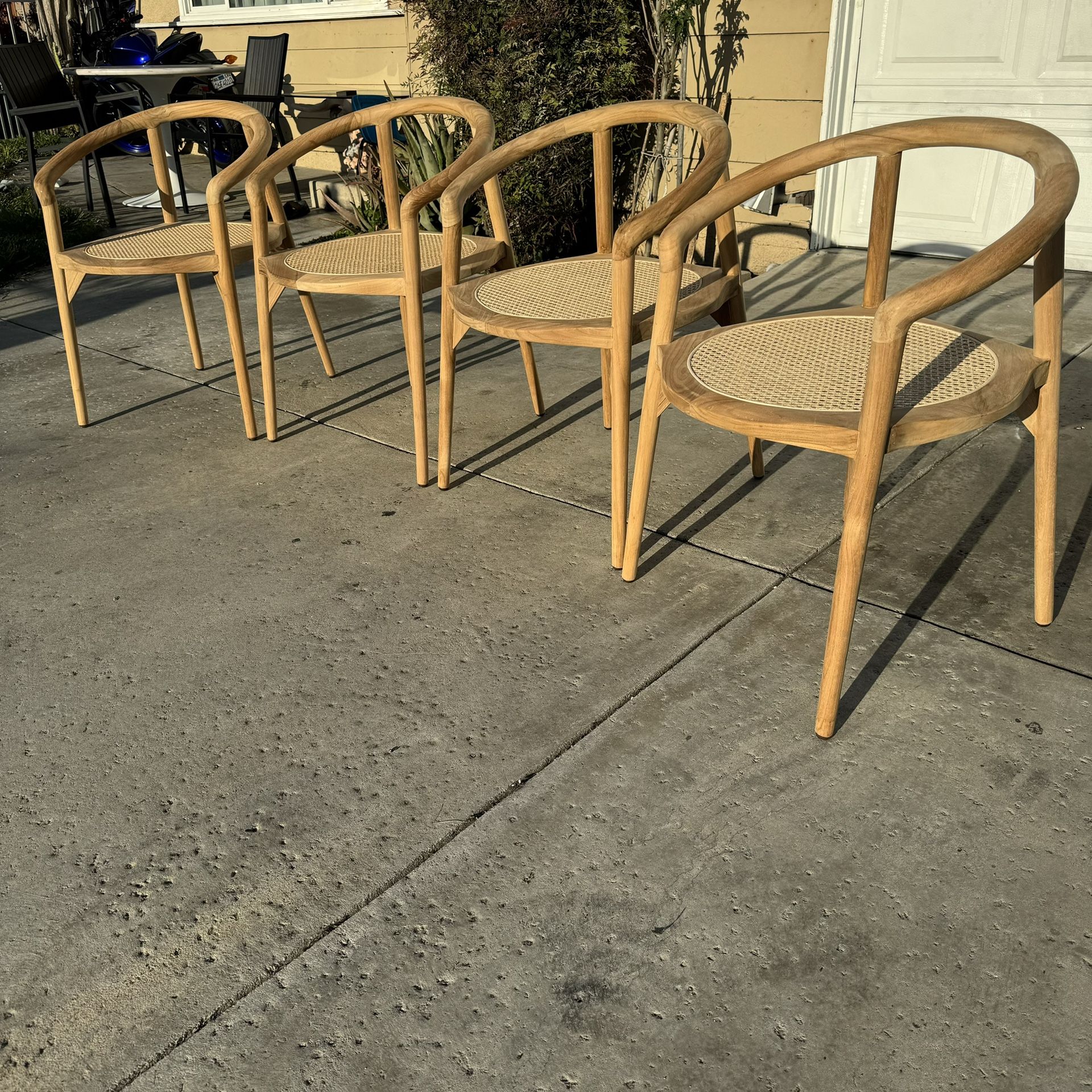 Cura Home Natural Adalyn Dining Chair- Set Of 6