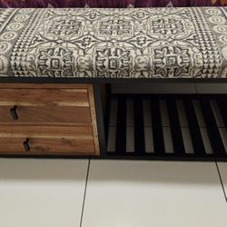 Bench With Drawers 