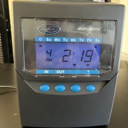 I Have This USED Lathem 7500E Time Punch Card Clock For Sale $250 OR BEST OFFER !!