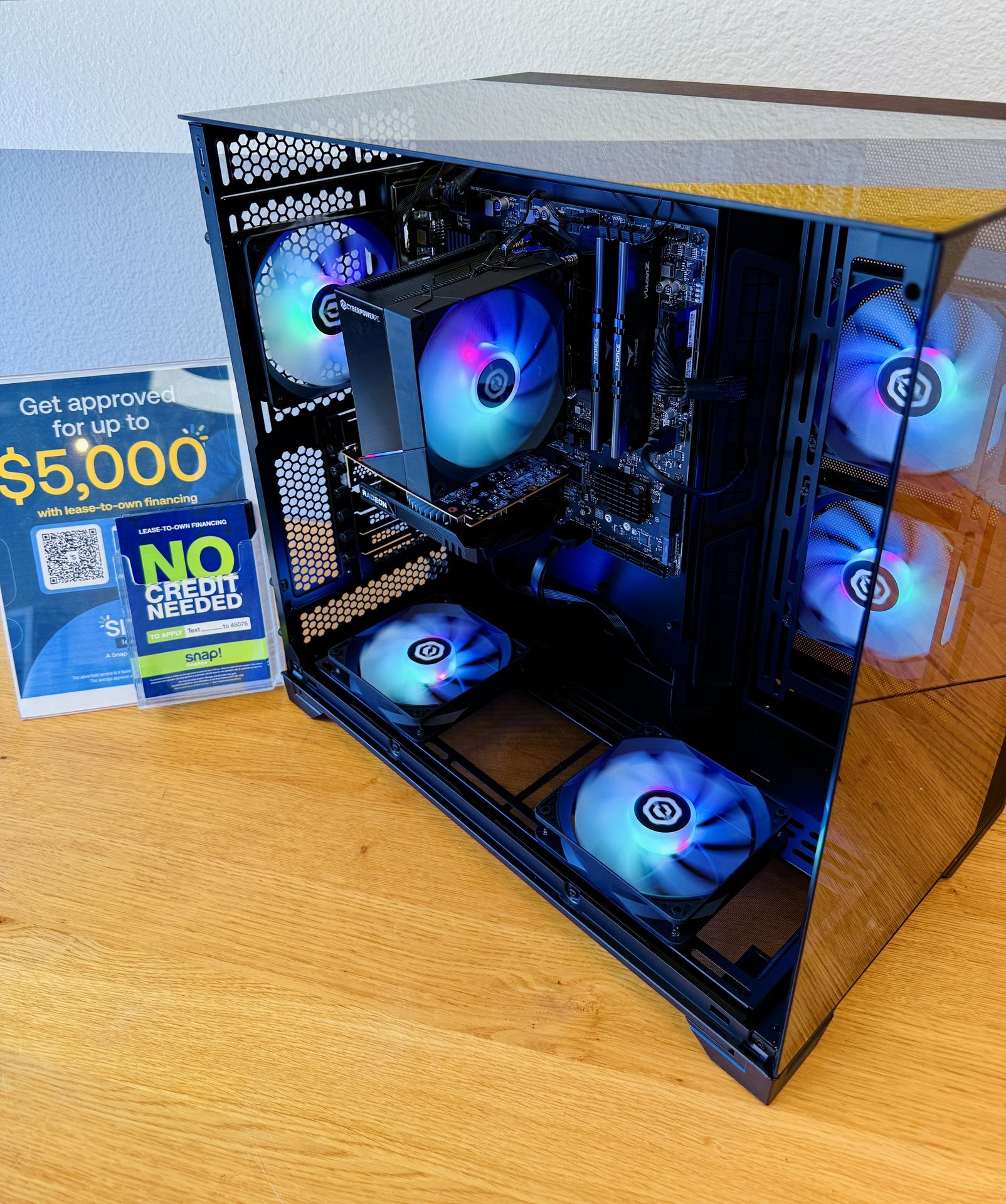 Gaming PC Custom Built by AREA-51 ✅🕹Full RGB Set,Ryzen 5/16GB RAM/512GB Storage🖥1 Yr Wrnty‼️RX 6400 AMD GPU💥 $0 Down Finance Available