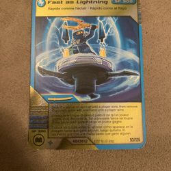 Lego Ninjago Fast as Lightning Card