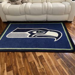 Seahawks Area Rug Excellent Shape $40