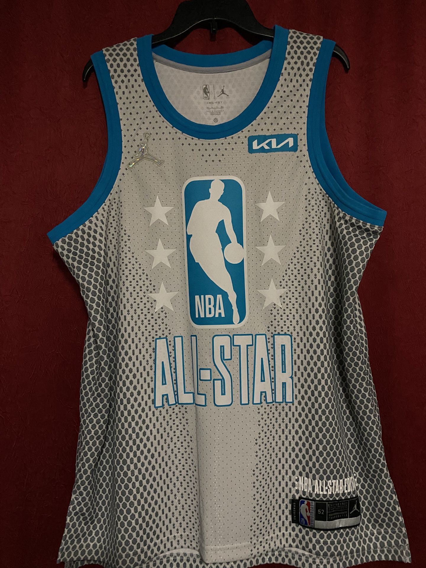 Jayson Tatum 2022 All Star Jersey Size 52 (XL) 75th Anniversary