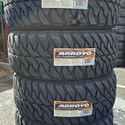 4 NEW TIRES 35x12.50R20 LT ARROYO TAMAROCK MT 50k Miles Warranty $820  PLUS TAX 🐝 🛞 FREE INSTALLATION 🐝 🛞 