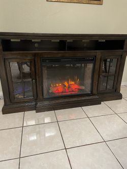 Mueble/ Electric Wooden Chimney
