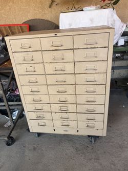 Vintage File Cabinet
