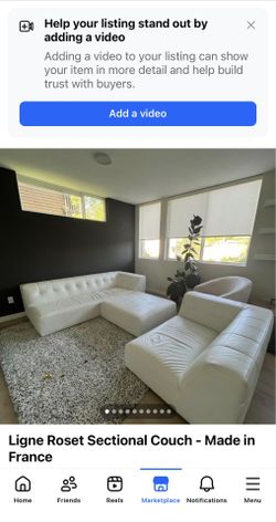 Lignet Roset Sectional Couch