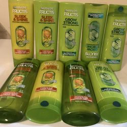 GARNIER fructis shampoo and conditioner 
