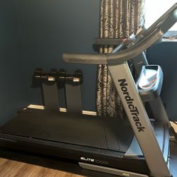 Nordic Track Treadmill and Weights