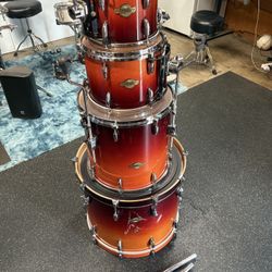 4 Piece Pearl Masters Maple  MCX Drums
