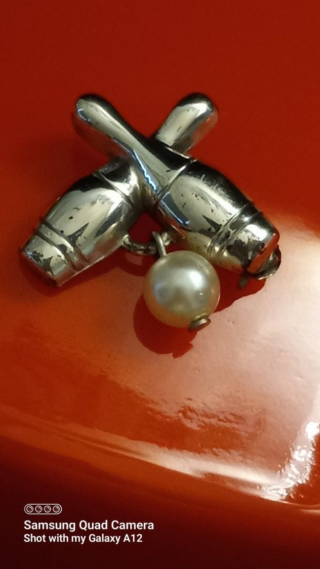 Bowling Pins Brooch