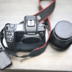 Canon EOS R With Battery Grip And 24-105
