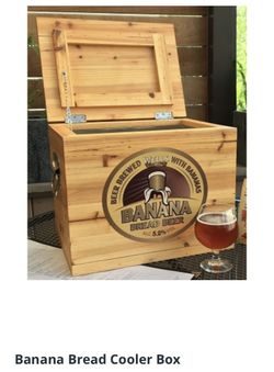 Cooler/  Insulated Wood /Craft Beer 
