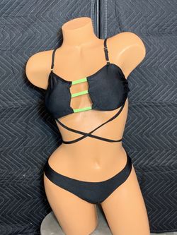 New Sheer Black Bikini Set