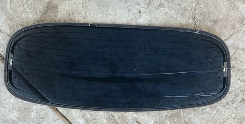 Car back convertable glass