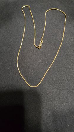 Gold Plated 1.2mm, 20” Snake Chain Necklace With 5mm