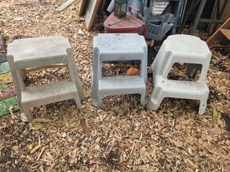 Choice of Heavy-Duty Plastic 2-Step Stools