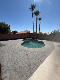 Pavers gravel turf