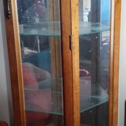 2  Curio Cabinets