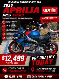 2026 Aprilia RS 660