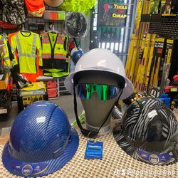 Safety hard hats ( Shock Absorption ) $29 EACH.