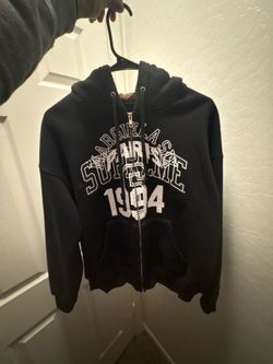 Supreme MM6 Maison Margiela Zip Up Hooded Sweatshirt
